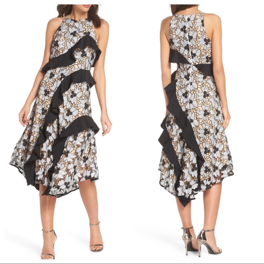 Keepsake the label Break Free Lace Midi Dress